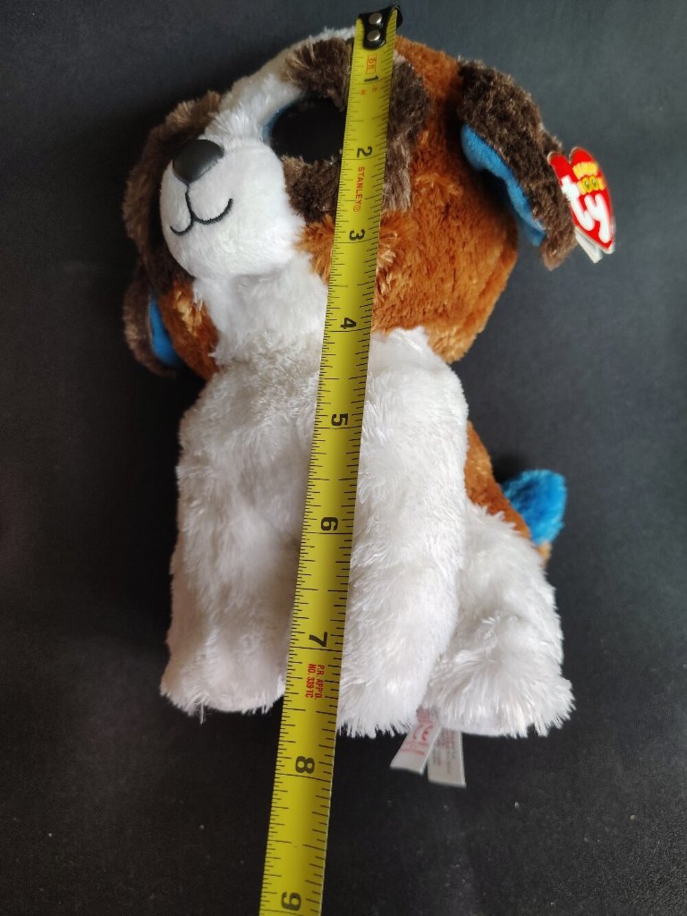 Ty Duke.. DOB May 20th Ty's Beanie Boos Collection.. brown/white